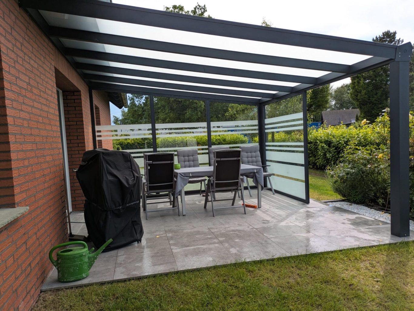 Aluminium Terrassendach mit Festverglasung Herford